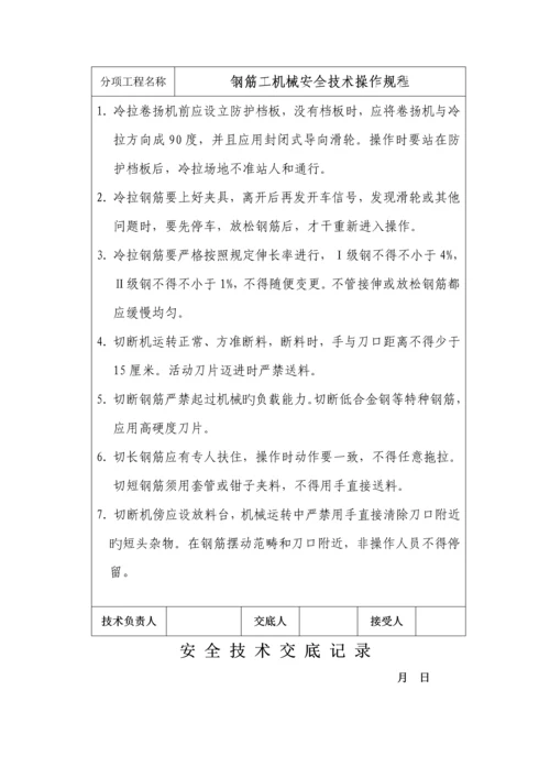 企业各工种安全重点技术操作专题规程.docx