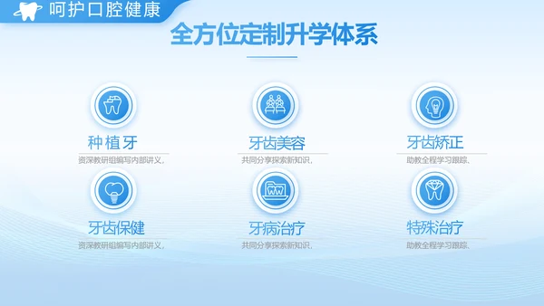 口腔健康守护计划牙科工作总结PPT