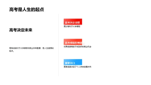 高考之路：赢在起跑线