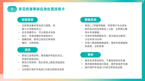 渐变简约第22个全国安全生产月主题宣传PPT