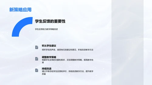教学反馈季度总结PPT模板