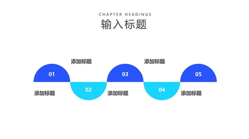 商务科技风蓝色数据汇报总结PPT模板