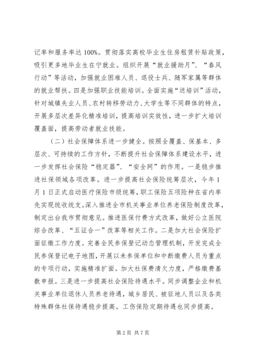 人力资源和社会保障局某年工作总结精编.docx