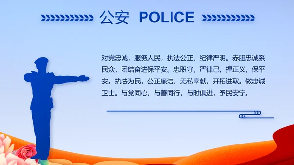 公安机关党史学习工作总结动态PPT