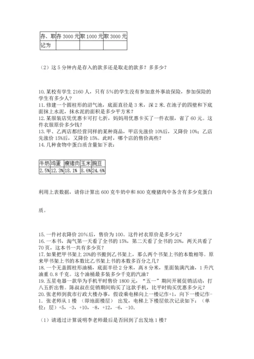 小升初数学应用题50道标准卷.docx