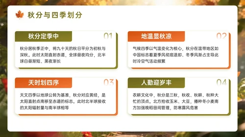 橙墨绿色3D秋分节气知识PPT模板