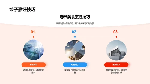 春节美食探究报告PPT模板