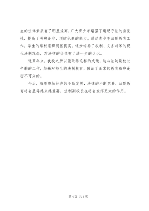 小学开展法制教育情况汇报.docx