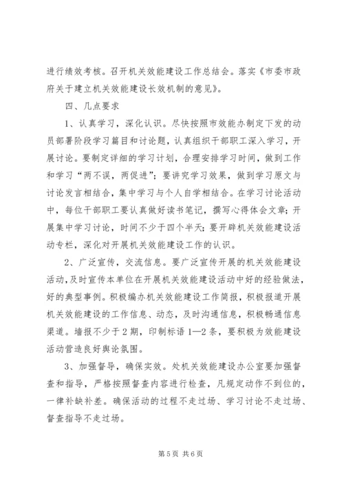 市运管处开展机关效能建设工作计划 (2).docx