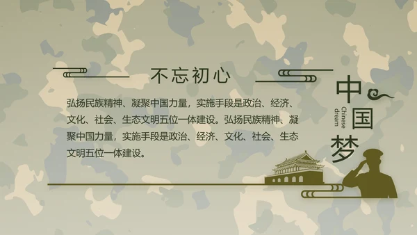 迷彩风部队军事工作总结汇报动态PPT