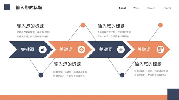 红蓝大气简洁创意创业融资计划书PPT模板