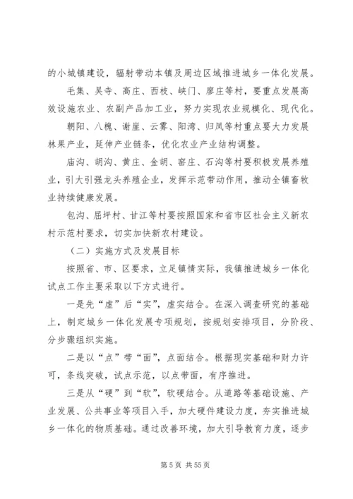 镇城乡一体化实施方案.docx