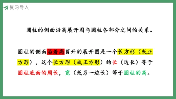 新人教版数学六年级下册3.3整理和复习课件