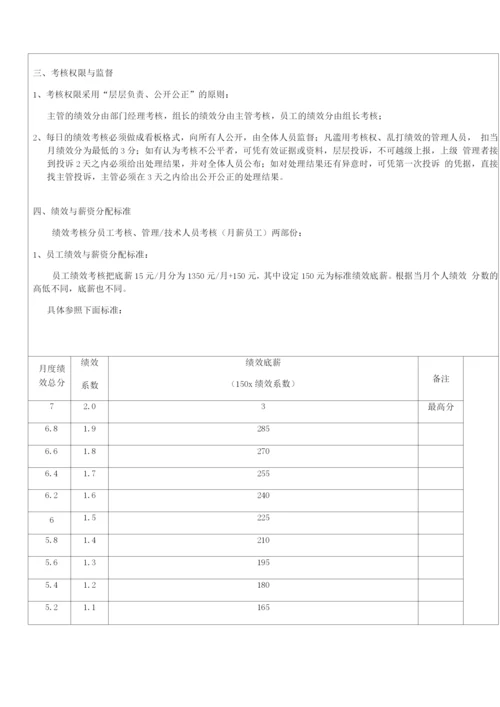 喷涂车间绩效考核制度范文.docx