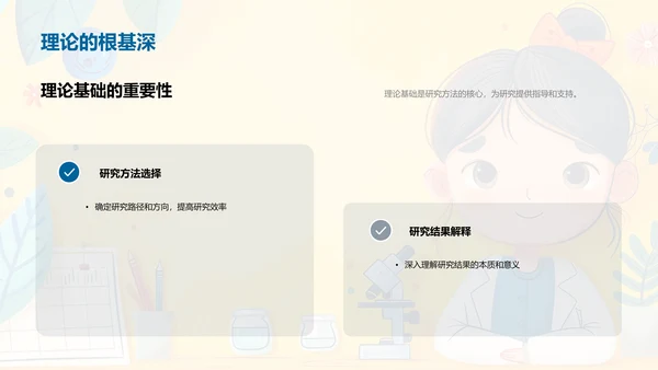 理学研究成果阐释PPT模板