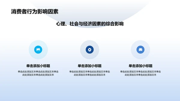 蓝色扁平风数据分析报告PPT模板