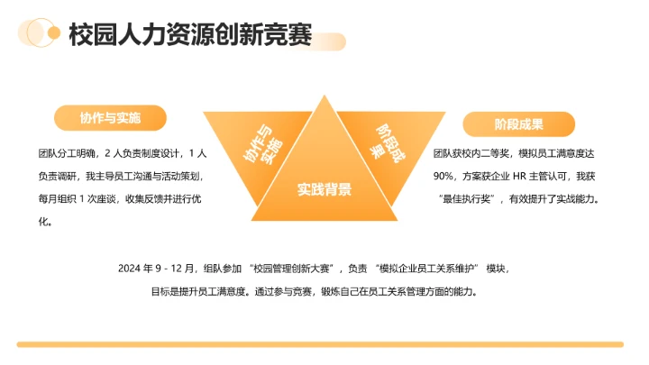 黄色商务通用版大学生求职个人综合展示职业生涯规划PPT