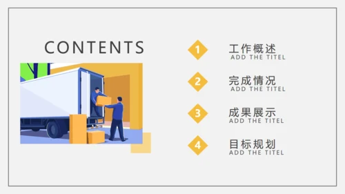 物流行业商业计划书通用PPT模板