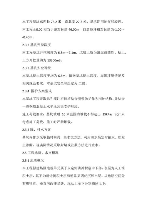 基坑排桩支护及开挖综合标准施工专业方案.docx