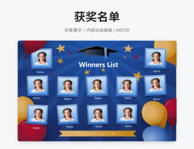 获奖名单