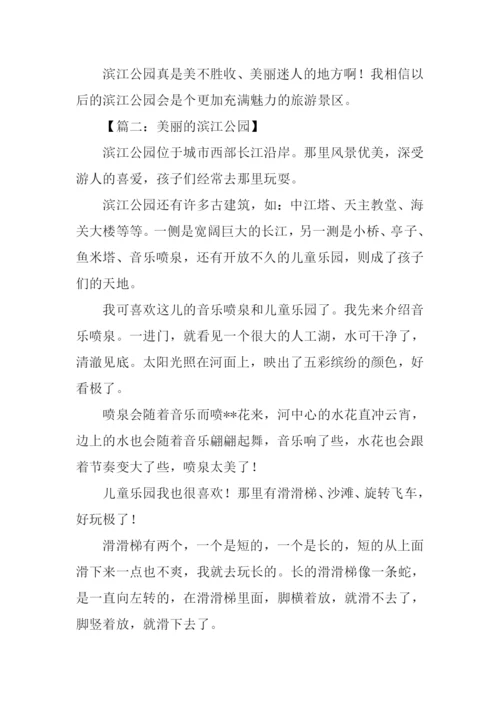 美丽的滨江公园作文.docx