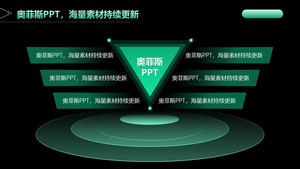 科技风黑绿色论文答辩PPT