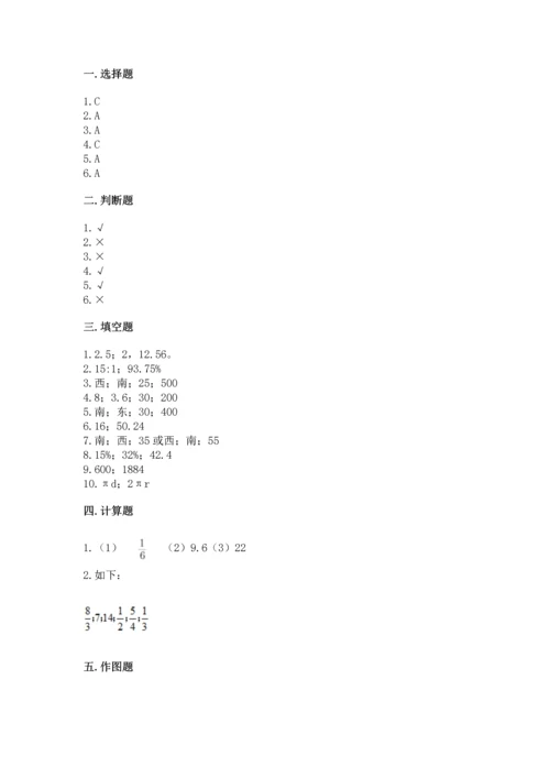 2022六年级上册数学《期末测试卷》精品【历年真题】.docx