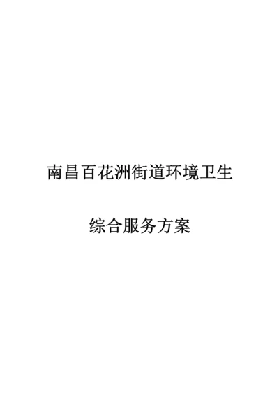 街道环境卫生综合服务方案.docx