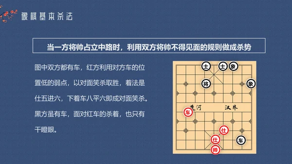 中国象棋走法搏杀介绍动态通用PPT模板
