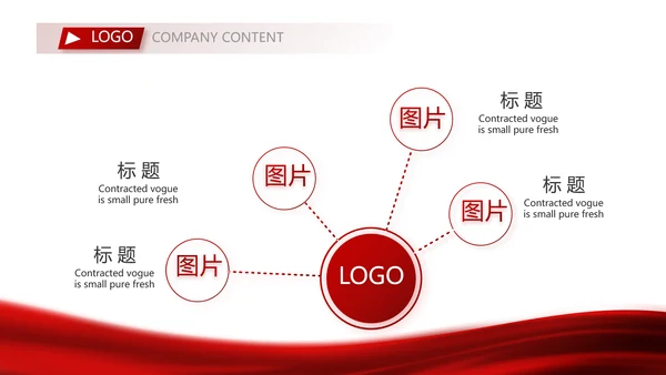 红色大气公司企业宣传简介介绍PPT