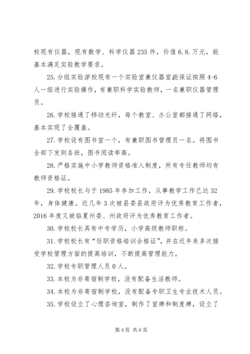 小学义务教育均衡发展自查报告.docx