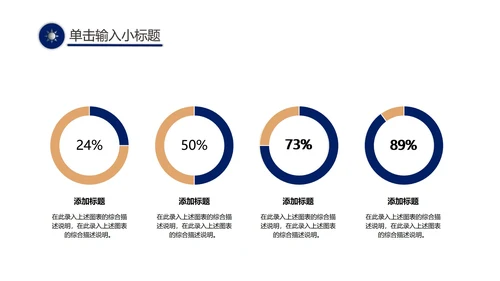 蓝色企业商业计划汇报书PPT模板