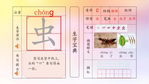 【拼音生字宝典】统编版语文一上第一单元生字课件(共38张PPT)