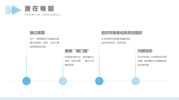 蓝色商务风公司管理方案汇报通用PPT模版