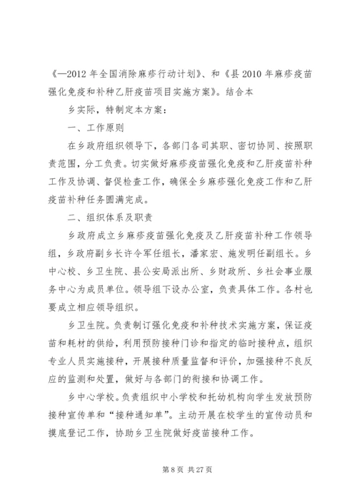 麻疹类疫苗实施方案和领导小组.docx