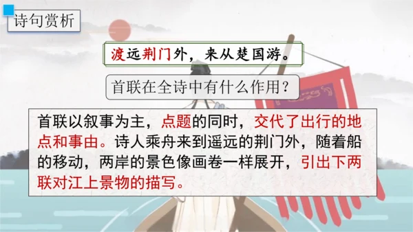13 唐诗五首《渡荆门送别》课件
