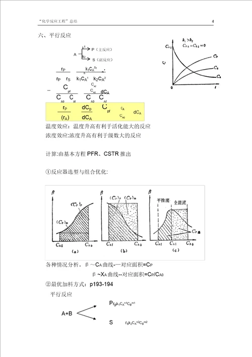 化学反应工程总结