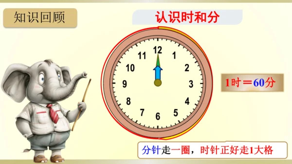 9.总复习（第7单元 认识时间 知识梳理）课件（共22张PPT）-二年级上册数学人教版