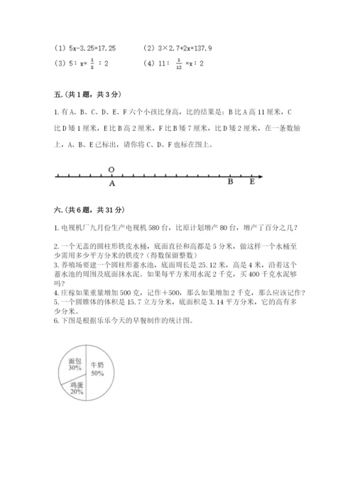 最新苏教版小升初数学模拟试卷含答案【a卷】.docx