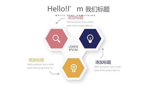 创意时尚微立体述职报告商务通用PPT动态模板