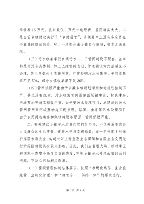 乡镇污水处理厂运行保障调研报告.docx