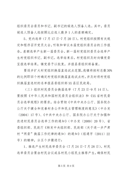 全镇换届选举指导工作意见.docx