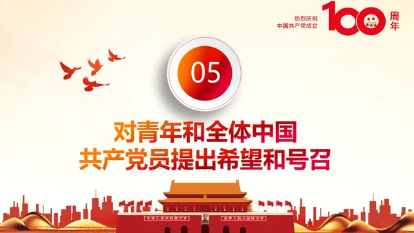 学习中国共产党成立100周年大会讲话PPT