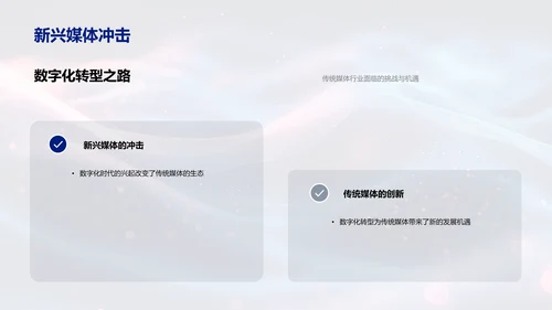 传媒行业数字转型PPT模板