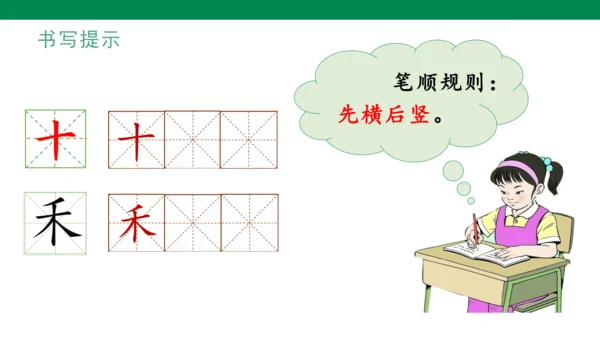 人教版语文一年级上册第一单元语文园地一   课件