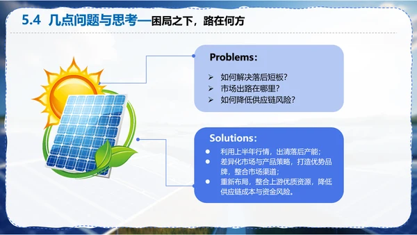 太阳能光伏供应链调研报告PPT模板