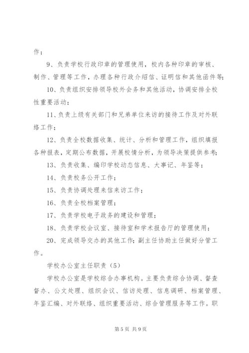 学校办公室主任职责 (2).docx