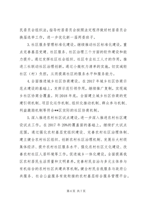 民政局XX年工作总结及XX年工作计划.docx