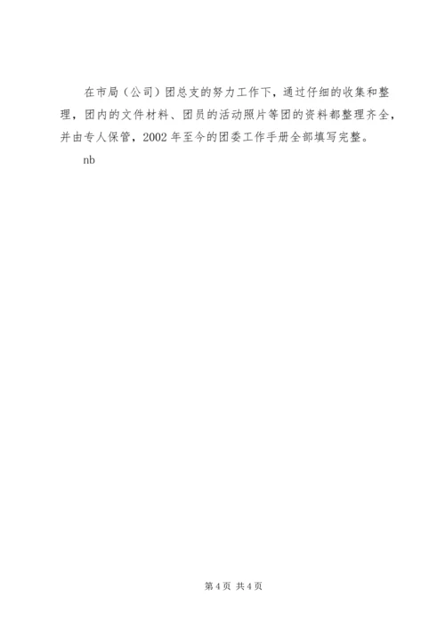 公司申报五四红旗团组织材料 (4).docx