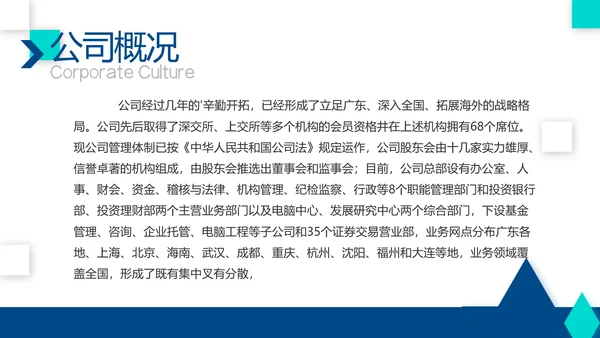 蓝色创意医院介绍宣传年终总结动态PPT模板